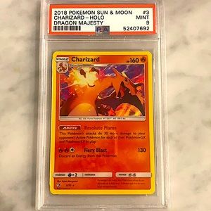 2018 Charizard Holo Dragon Majesty PSA9 #3